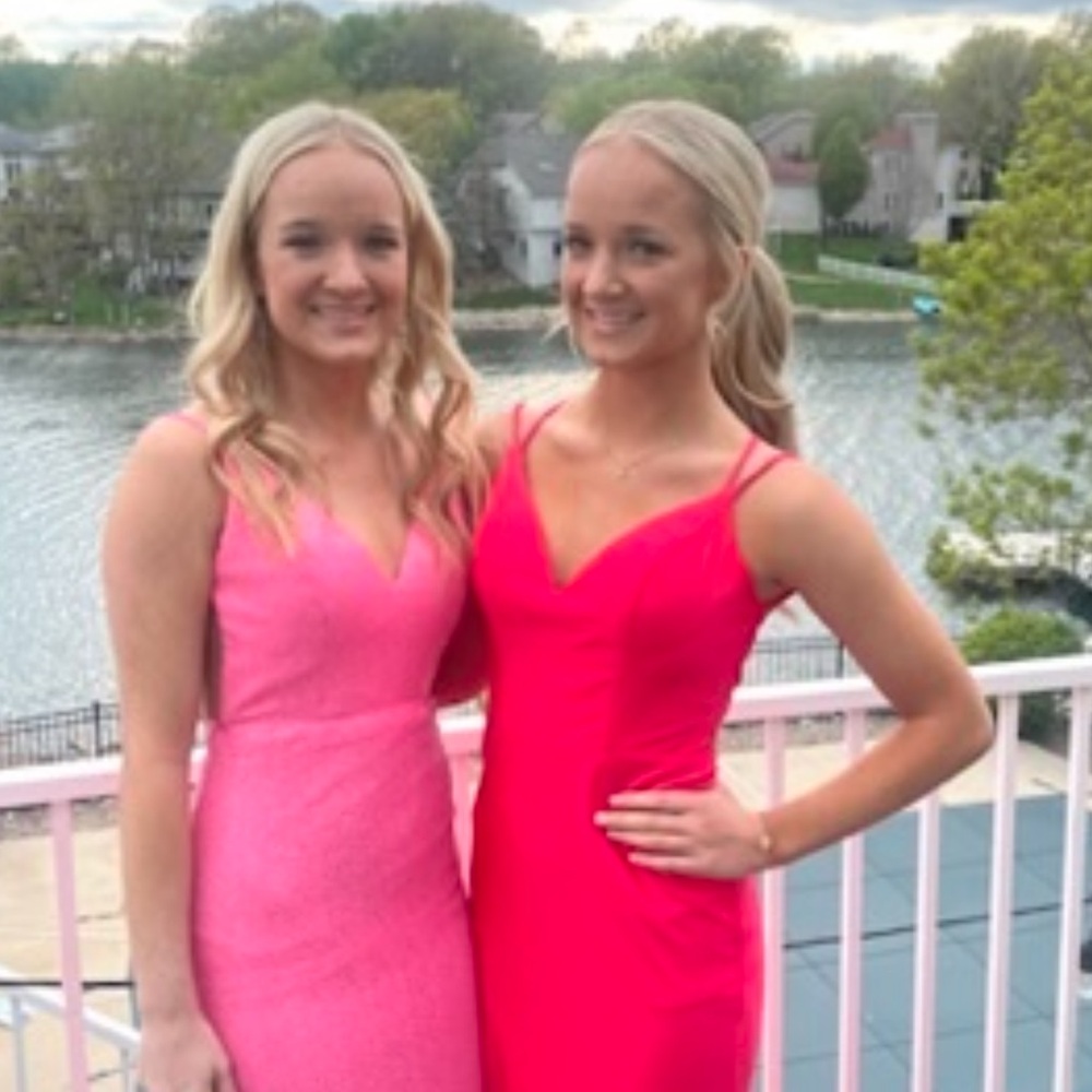 Vibrant Pink Sleeveless Dress